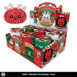 Fun Doh™ Christmas Mystery Reindeer Jelly Dumpling Squishy Toy - 12 Pieces Per Retail Ready Display 27324