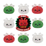 Fun Doh™ Christmas Mystery Reindeer Jelly Dumpling Squishy Toy - 12 Pieces Per Retail Ready Display 27324