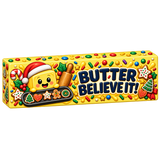 Fun Doh™ SquishZilla™ Slow Rise Foam Jumbo Butter Christmas Squishy - 9 Pieces Per Retail Ready Display 27536