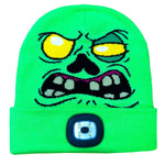 Halloween Knit Hat Beanie LED Light Assortment Floor Display - 36 Pieces Per Retail Ready Display  88463 KIPP BROTHERS