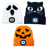 Halloween Knit Hat Beanie LED Light Assortment Floor Display - 36 Pieces Per Retail Ready Display  88463 KIPP BROTHERS