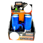 LED Flashlight with Carabiner - 4 Pieces Per Retail Ready Display 41668 ROUGHNECK