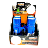 LED Flashlight with Carabiner - 4 Pieces Per Retail Ready Display 41668 ROUGHNECK
