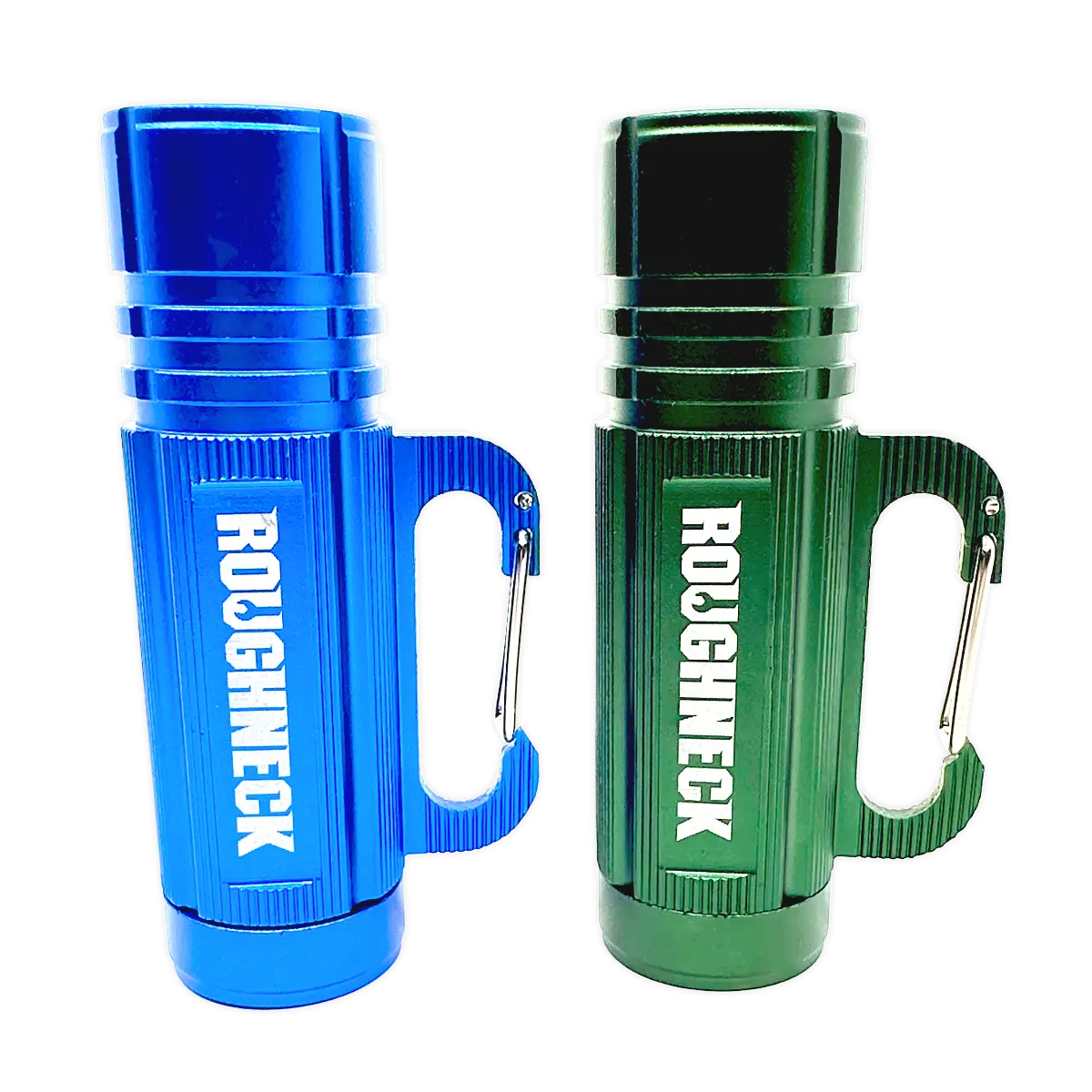 LED Flashlight with Carabiner - 4 Pieces Per Retail Ready Display 41668 ROUGHNECK