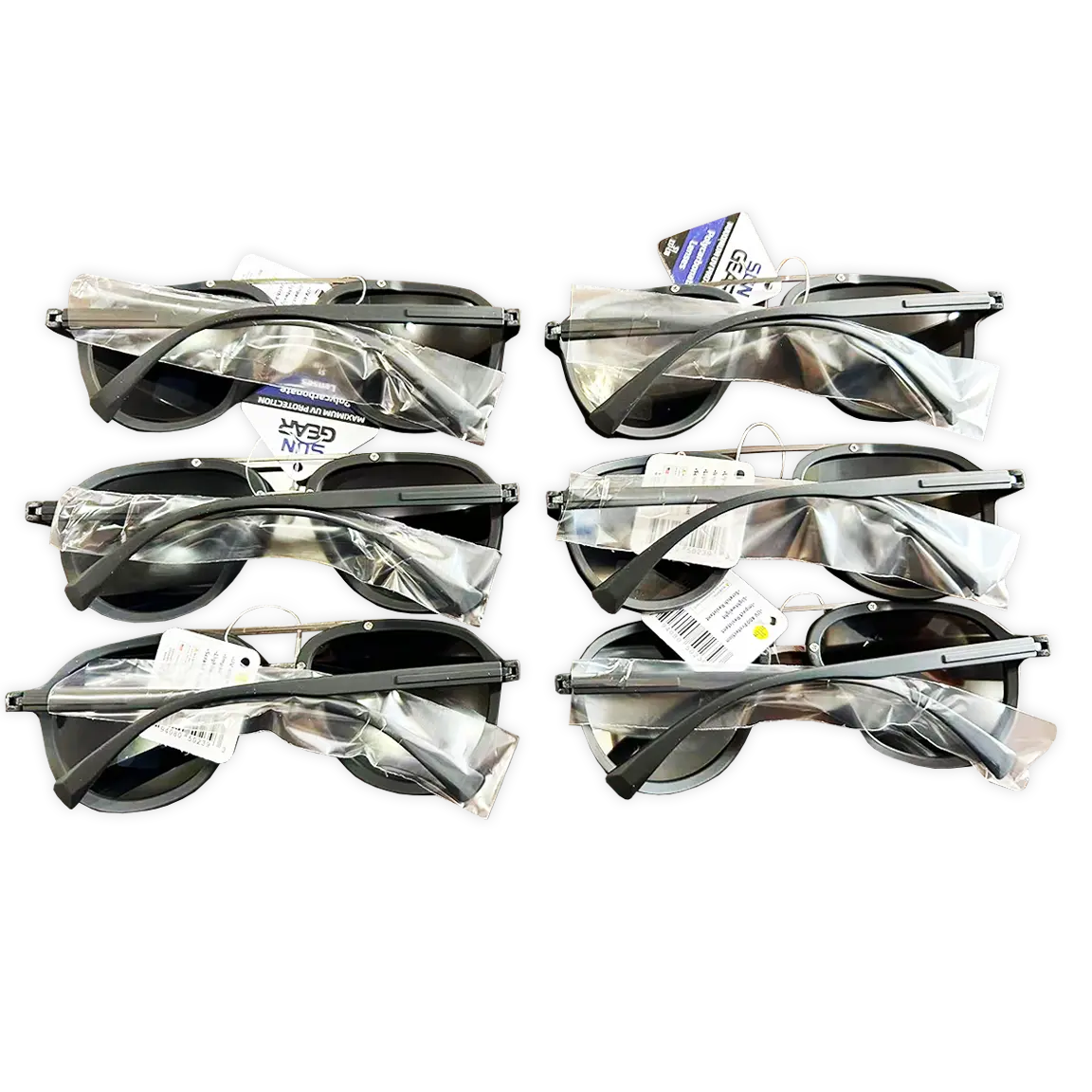 Sunglasses Sungear Assortment - 6 Pieces Per Pack 50239 SUN GEAR