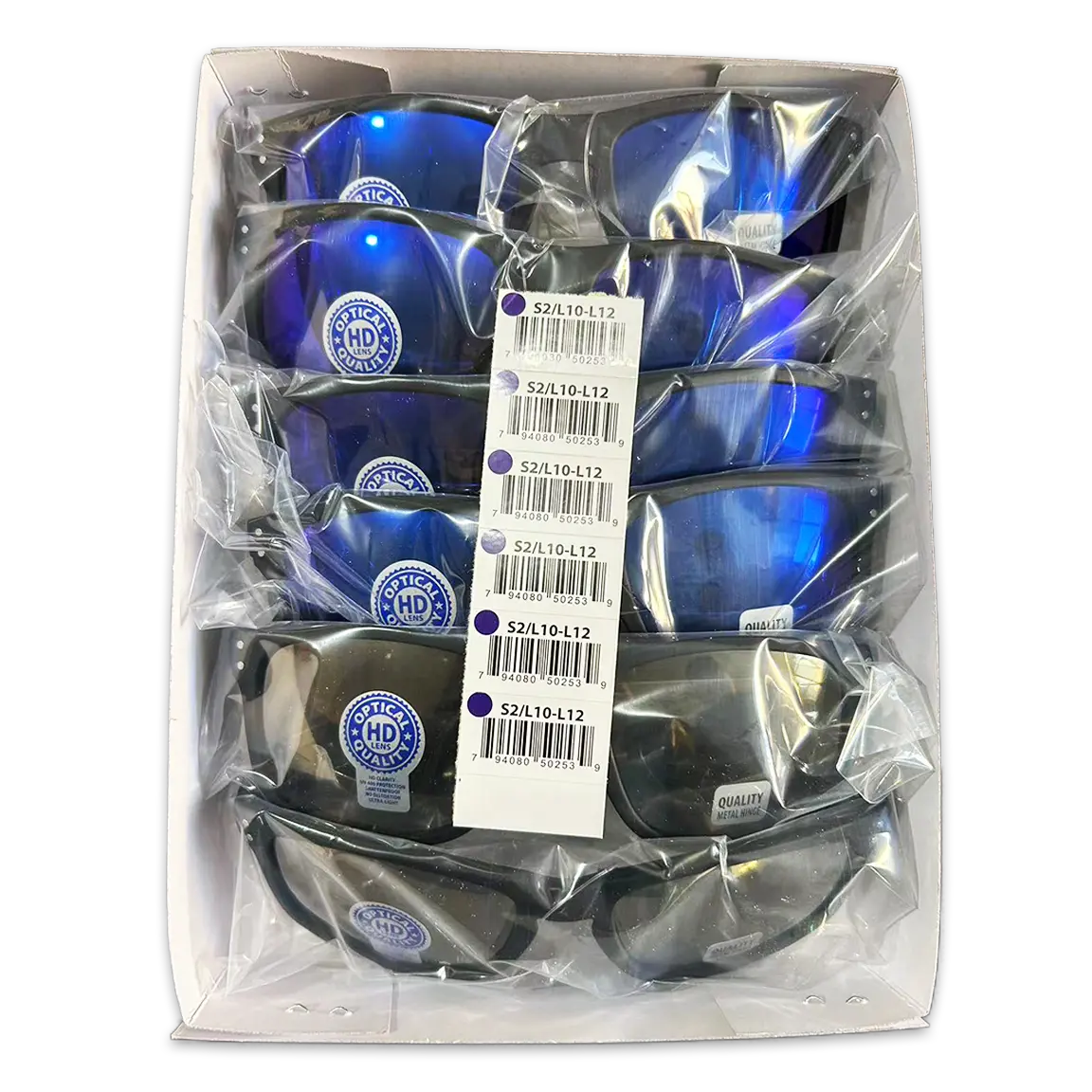 Sunglasses Sungear Assortment - 6 Pieces Per Pack 50253 SUN GEAR