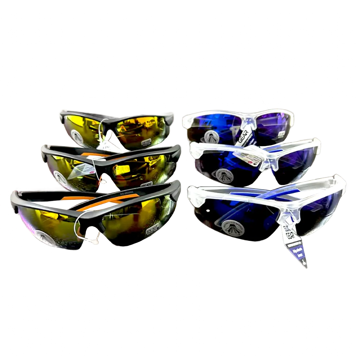 Sunglasses Sungear Assortment - 6 Pieces Per Pack 50260 SUN GEAR
