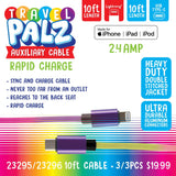 Plush Headphones with 10FT Cable Variety Floor Display 36 Pieces Per Retail Ready Display 88421 KIPP BROTHERS