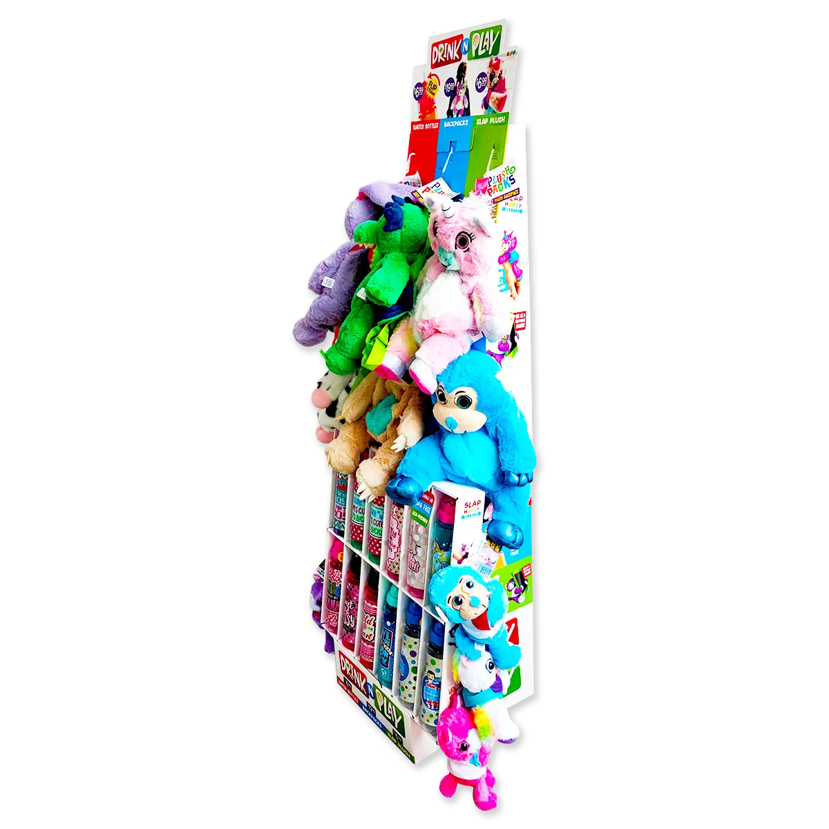 Kids Cup and Plush Assortment Floor Display - 24 Pieces Per Retail Ready Floor Display 88497 KIPP BROTHERS