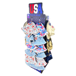 USA Bucket and Boonie Patriotic Hat Assortment Floor Display - 18 Pieces Per Retail Ready Display 88536 NOVELTY INC