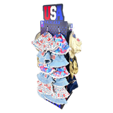 USA Bucket and Boonie Patriotic Hat Assortment Floor Display - 18 Pieces Per Retail Ready Display 88536 NOVELTY INC