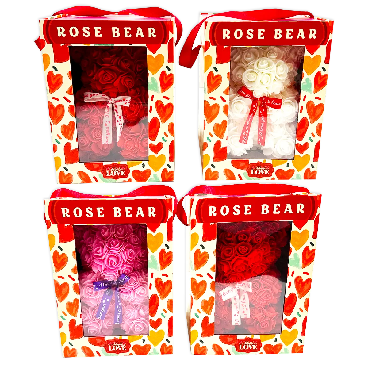 Valentine's Day Glass and Gift Assortment Floor Display - 57 Pieces Per Retail Ready Display 88573 KIPP BROTHERS