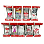 Valentine's Day Glass and Gift Assortment Floor Display - 57 Pieces Per Retail Ready Display 88573 KIPP BROTHERS