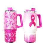 Breast Cancer Awareness Pink Support Squad Assortment Floor Display - 64 Pieces Per Retail Ready Display 88590 NOVELTY INC