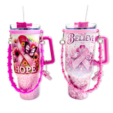 Believe in Pink Breast Cancer Awareness Hydration Impulse Assortment Floor Display - 76 Pieces Per Retail Ready Display Kit 88632