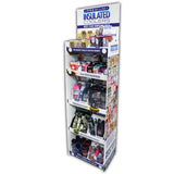 Merchandising Fixture - Corrugated Neoprene Can and Bottle Cooler Floor Display ONLY 973020 POLAR GEAR