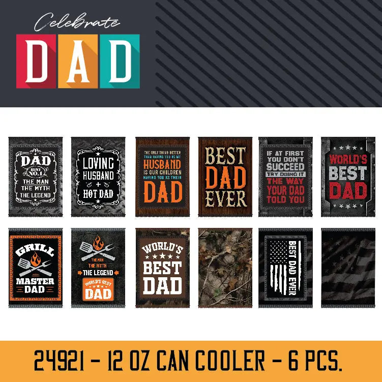 Father's Day Assortment Floor Display - 72 Pieces Per Retail Ready Display 88526 KIPP BROTHERS