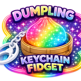 Fun Doh Dumpling Click Light-Up Keychain - 12 Pieces Per Retail Ready Display 26723