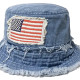 USA Bucket and Boonie Patriotic Hat Assortment Floor Display - 18 Pieces Per Retail Ready Display 88536 NOVELTY INC