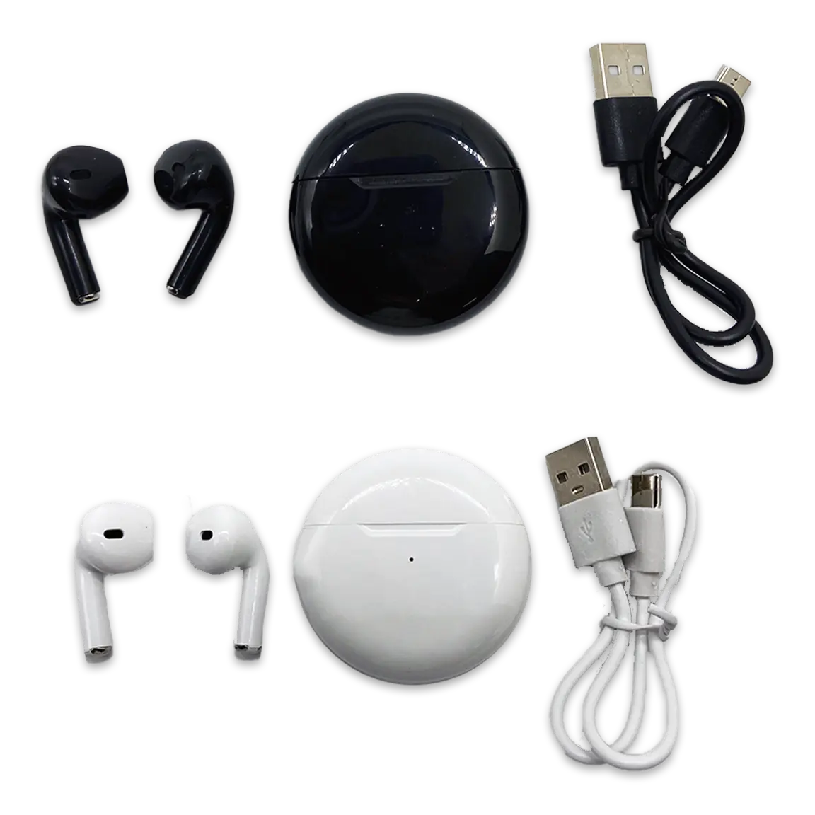 Wireless Earbuds With Round Charging Case - 12 Pieces Per Pack 24688 GADGET GEAR