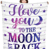 Family Printed Blanket - 6 Pieces Per Retail Ready Display 24430 KIPP BROTHERS