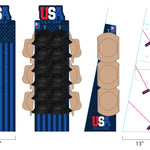 USA Bucket and Boonie Patriotic Hat Assortment Floor Display - 18 Pieces Per Retail Ready Display 88536 NOVELTY INC