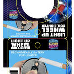 Light-up Coil Lighter Wheel - 6 Pieces Per Retail Ready Display 25771 CAR VIBEZ