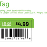 Charging Adapter USB-C to USB Converter - 6 Pieces Per Retail Ready Display 25786 GADGET GEAR