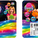 Fun Doh Fuzz Face Squishy Slow-Release Toy - 12 Pieces Per Retail Ready Display 26862