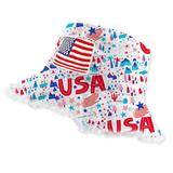 USA Bucket and Boonie Patriotic Hat Assortment Floor Display - 18 Pieces Per Retail Ready Display 88536 NOVELTY INC