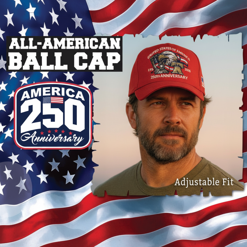 All-American Ball Cap 1x1 Square