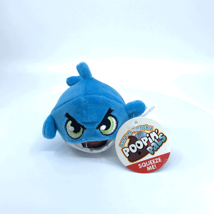 Plush Squeeze Poopin' Pal Toy - 12 Pieces Per Retail Ready Display 26108 KIPP BROTHERS