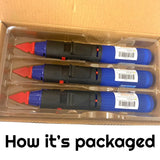 Torch Stick Lighter with Bottle Opener - 3 Pieces Per Pack 002825 TORCH BLUE