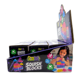 Fun Doh SquishZilla Small Squish Blocks - 6 Pieces Per Retail Ready Display 26869