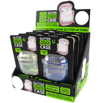 Earbud Case Liquid Glitter - 8 Pieces Per Retail Ready Display 20357 GADGET GEAR