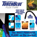 Utility Torch Flexible Head Lighter with Bottle Opener- 12 Pieces Per Retail Ready Display 21789 TORCH BLUE