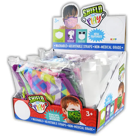 Kids Contour Face Cover 24 Pieces Per Retail Ready Display 21941 KIPP BROTHERS