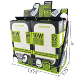Cell Phone Sanitizer and Wireless Charger 10 Watts - 4 Pieces Per Retail Ready Display  21942 GADGET GEAR