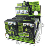 Phone Mount with Magnetic Mount and Suction Cup Base - 4 Pieces Per Retail Ready Display 21953 GADGET GEAR