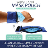 Wristband Mask Pouch - 12 Pieces Per Retail Ready Display 21964 KIPP BROTHERS