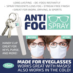 Anti Fog Spray 24 Pieces Per Retail Ready Display 22065 NOVELTY INC