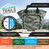 Canvas Cooler Bag - 4 Pieces Per Pack 25893 POLAR GEAR