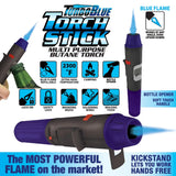 Torch Stick Lighter with Bottle Opener  - 12 Pieces Per Retail Ready Display 22226 TORCH BLUE