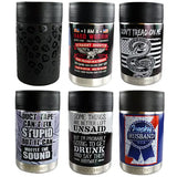 Metal Insulated 12 Oz Can Cooler - 6 Pieces Per Retail Ready Display 22269 ROUGHNECK