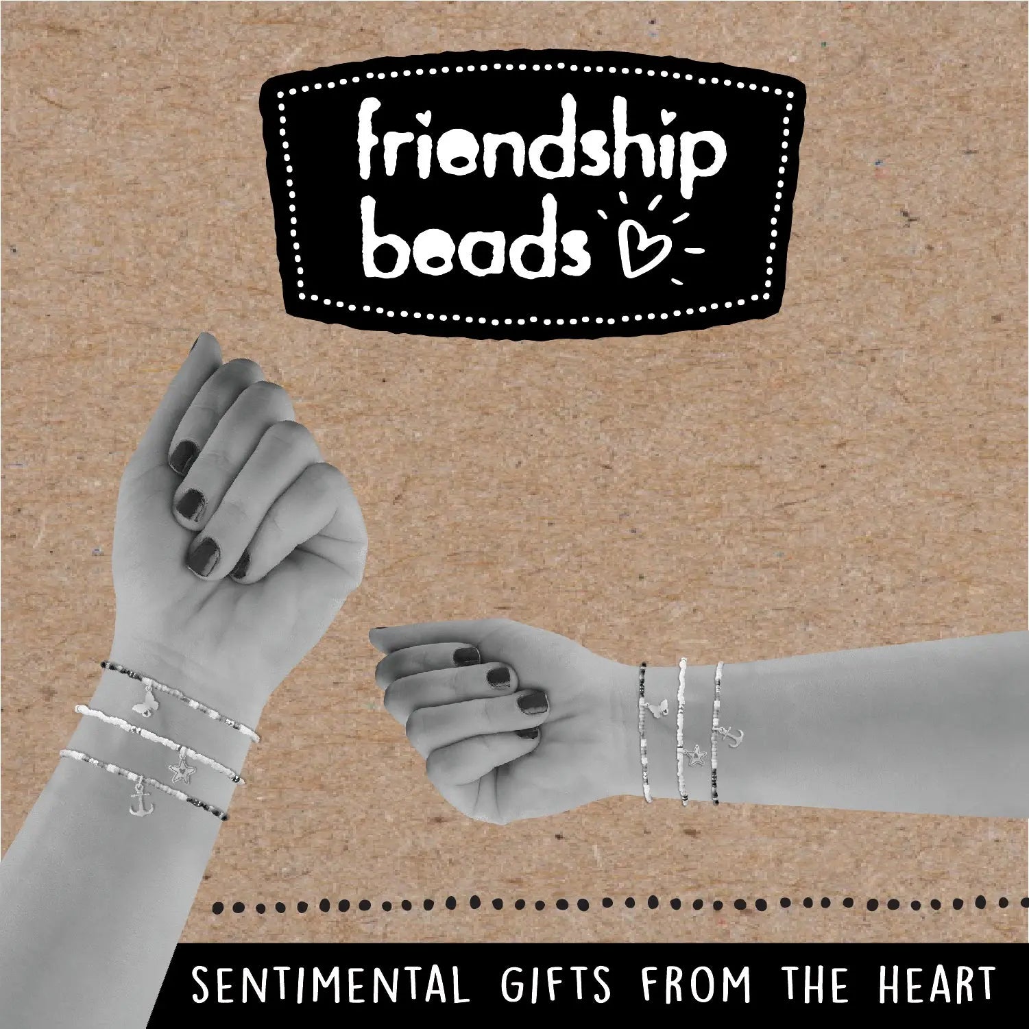 Glass Bead Friendship Bracelet - 12 Pieces Per Retail Ready Display 22303 KIPP BROTHERS