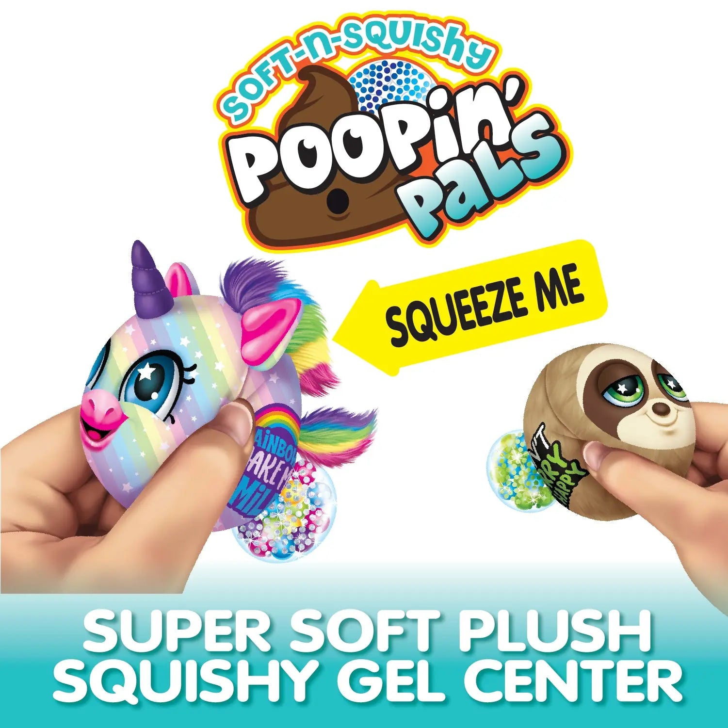 Plush Squeeze Poopin Pal Toy - 12 Pieces Per Retail Ready Display 22629 KIPP BROTHERS