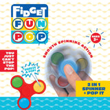 Fidget Pop Spinner Toy - 24 Pieces Per Retail Ready Display 22846 KIPP BROTHERS