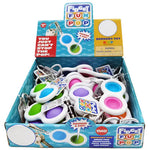 Fidget Pop Key Chain - 24 Pieces Per Retail Ready Display 23028 KIPP BROTHERS