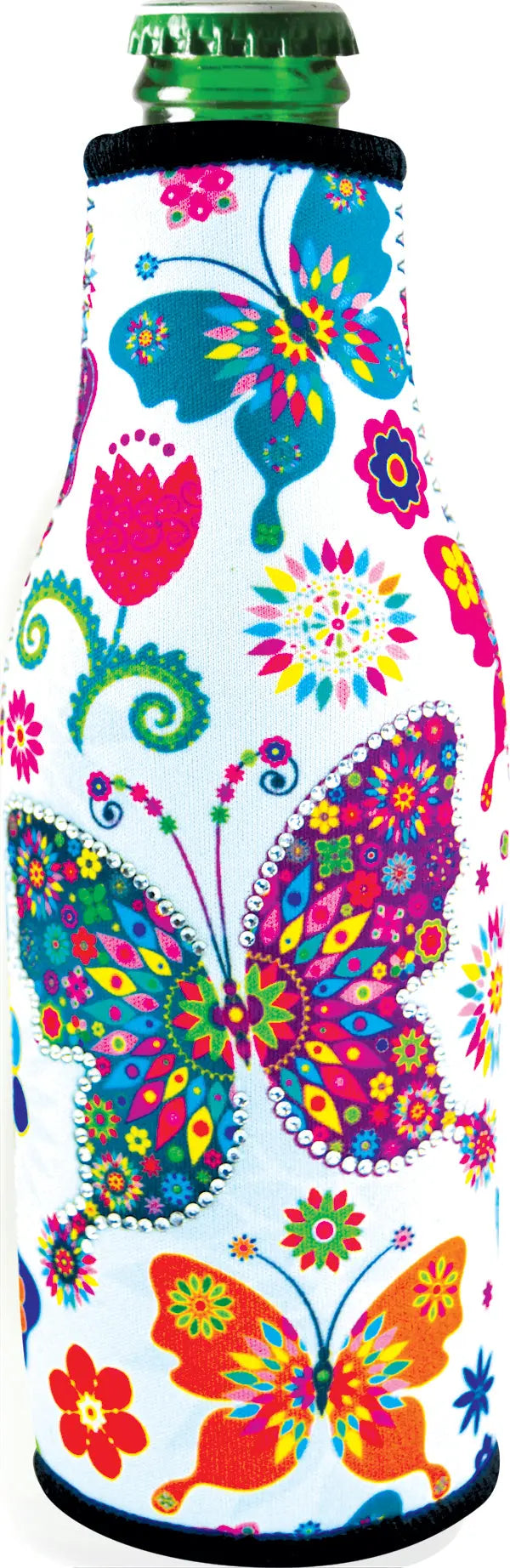 Neoprene Rhinestone Bottle Suit Cooler - 6 Per Retail Ready Display 23127 POLAR GEAR