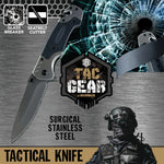 Pocket Knife with Belt Cutter - 6 Pieces Per Retail Ready Display 23148 TAC GEAR